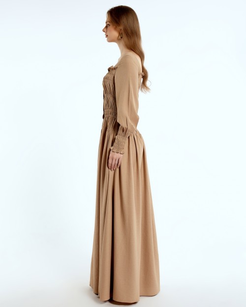 SIXDO Woven Flared Dress 2025